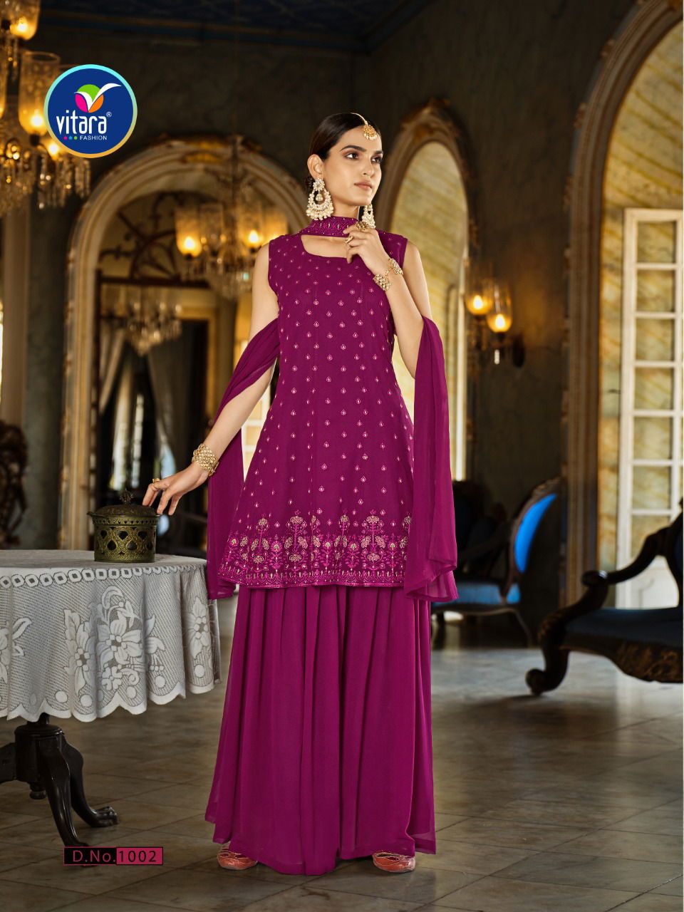 Vitara Lenora New Latest Fancy Festive Wear Heavy Georgette Ready Made Collection